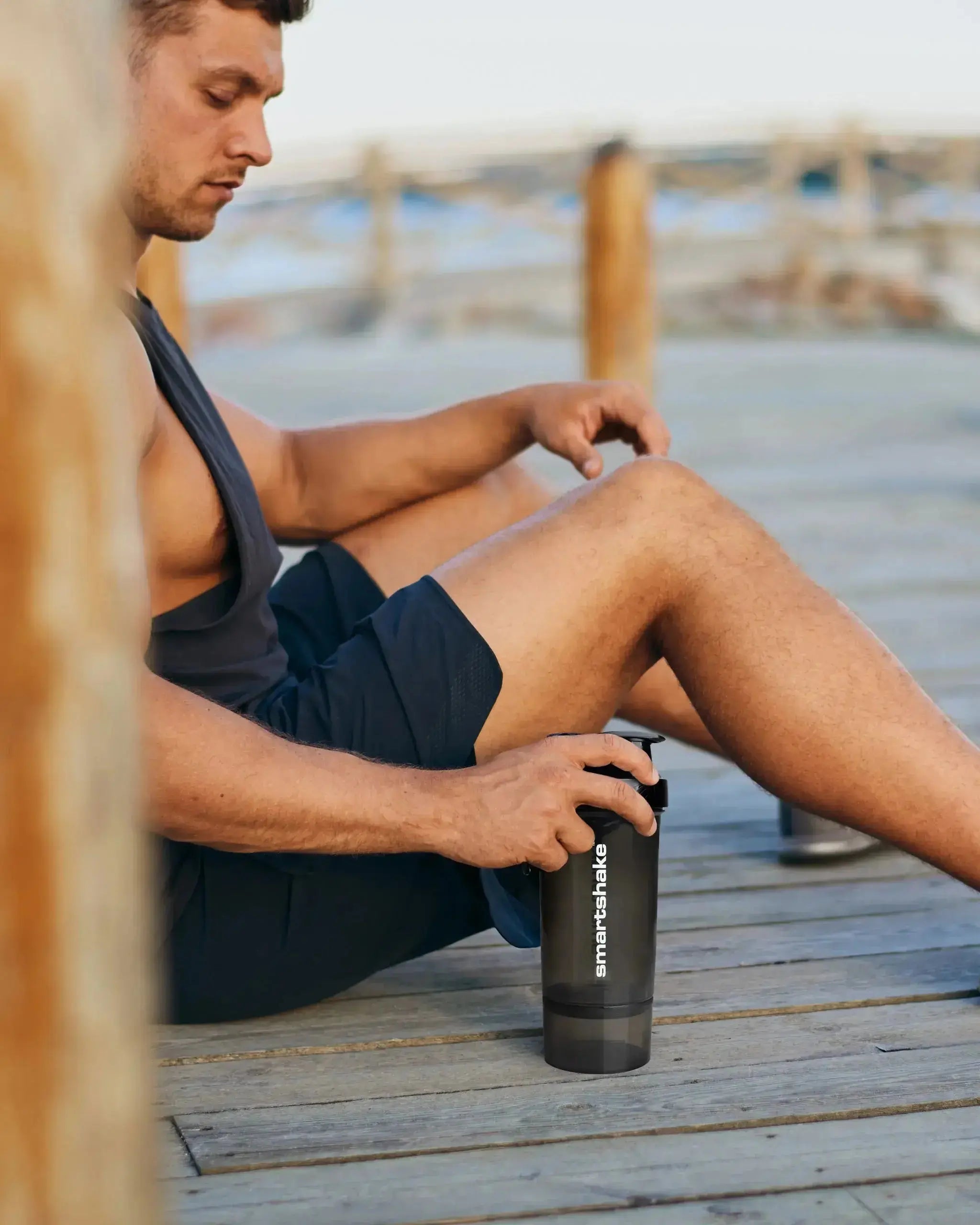 Smartshake™ Shaker Bottle m. opbevaring - 800ml Smartshake™